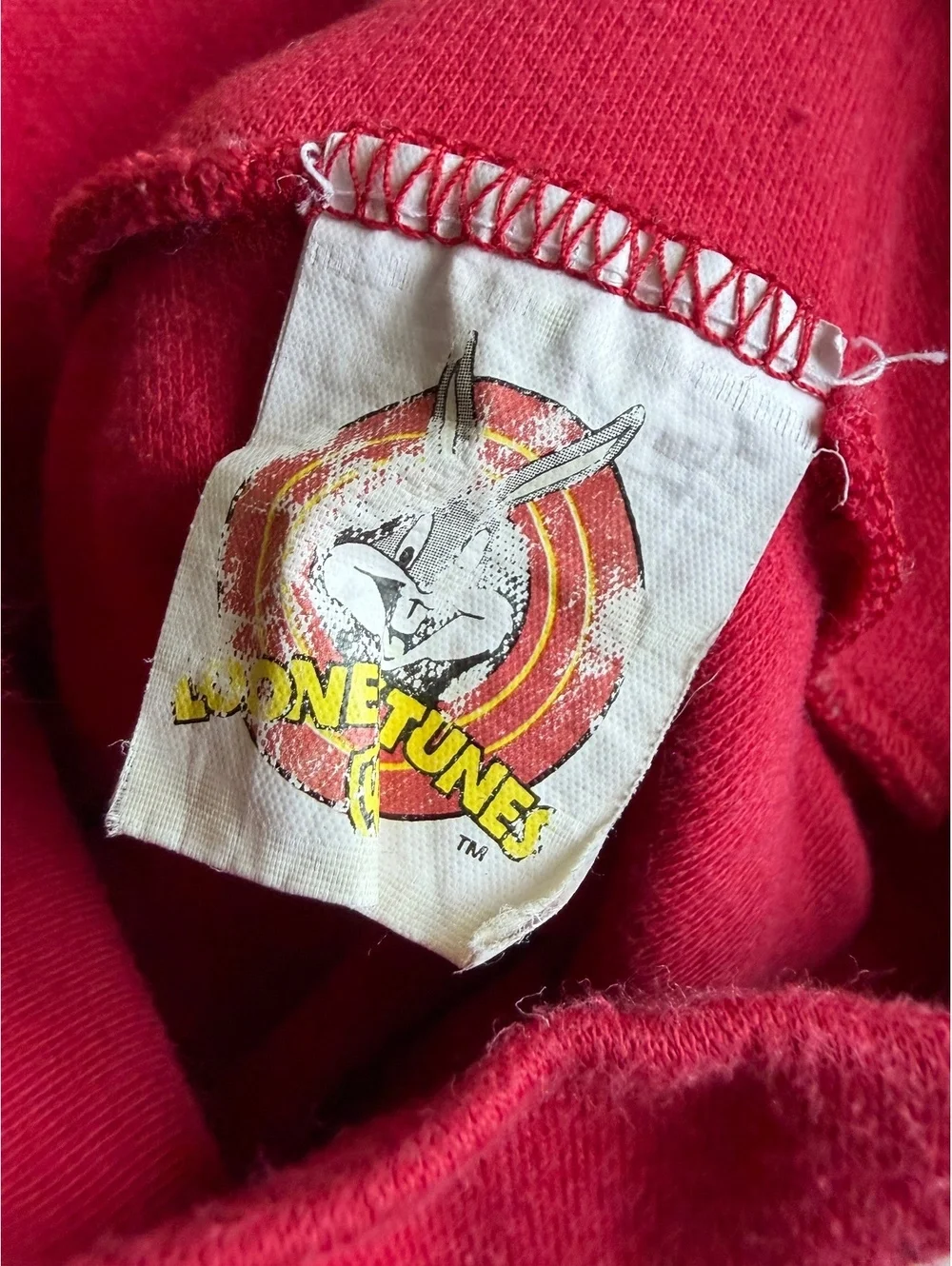 Kids Vintage 1998 Looney Tunes Tweety Bird Mock-Neck Collar Dickey Set